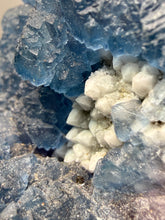 Load image into Gallery viewer, Superb Purple Phantom “Blueberry” Fluorite on Candle Quartz | Huanggang Liang, Inner Mongolia, China
