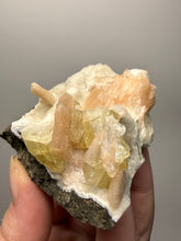Load image into Gallery viewer, High-Grade Green Apophyllite on Stilbite Zeolite | Premium Indian Mineral Specimen
