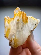 Load image into Gallery viewer, High Grade Golden Iron-Stained Himalayan Quartz Cluster | Rare Pakistan Mineral Specimen | Collector Display Crystal
