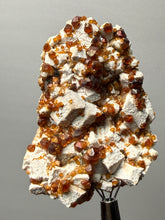 Load image into Gallery viewer, Hessonite Garnet on Feldspar | Mineral Collector Specimen | Pakistan

