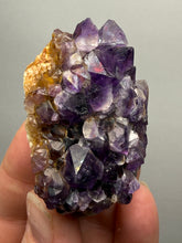 Load image into Gallery viewer, Premium Hematite-Phantom Deep Magenta Ametrine Cluster | Deccan Traps, India | Collector Mineral Specimen
