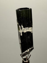 Load image into Gallery viewer, Dark Green Cap Stak Nala Tourmaline and Cleavelandite – Haramosh Mountains, Pakistan | Thumbnail Specimen
