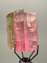 Load image into Gallery viewer, Raw Bi-Color Pink and Green Tourmaline Crystal Specimen | Ocean View Mine, Pala, California, USA
