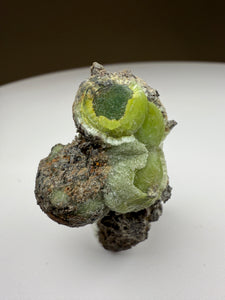 Green Wavellite Cluster Mineral Specimen • Arkansas, USA