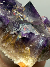 Load image into Gallery viewer, Premium Hematite-Phantom Deep Magenta Ametrine Cluster | Deccan Traps, India | Collector Mineral Specimen
