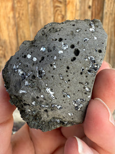 Druzy Black Apophyllite + White Stilbite • Maharashtra, India
