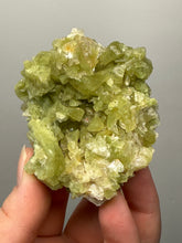 Load image into Gallery viewer, High-Grade Green Heulandite on Peach Stilbite Crystal Cluster | Deccan Traps, Maharashtra, India | Collector Mineral Specimen
