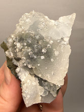 Load image into Gallery viewer, Druzy Chalcedony Stalactites with Druzy Clear Apophyllite | Maharashtra, India
