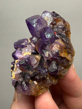 Load image into Gallery viewer, Premium Hematite-Phantom Deep Magenta Ametrine Cluster | Deccan Traps, India | Collector Mineral Specimen
