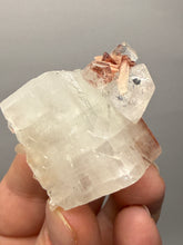 Load image into Gallery viewer, Lustrous Apophyllite over Red Heulandite (Zeolite Pocket) — Deccan Traps, Maharashtra, India
