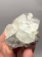 Load image into Gallery viewer, Lustrous Apophyllite over Red Heulandite (Zeolite Pocket) — Deccan Traps, Maharashtra, India
