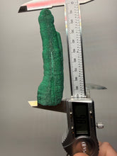 Load image into Gallery viewer, 4” Druzy Malachite Stalactite — Botryoidal “Cave” Formation | DR Congo  | Collector Mineral Specimen
