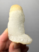 Load image into Gallery viewer, High-Grade “Dream Cloud” Druzy Chalcedony Stalactite — Maharashtra, India (Collector Display Specimen)
