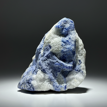 Load image into Gallery viewer, Afghan Lazurite Specimen | Deep Blue Lapis-Grade Crystal on Matrix | Collector Display Mineral
