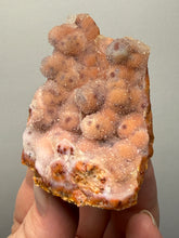 Load image into Gallery viewer, “Goblin Chalcedony” Pink &amp; Orange Druzy Botryoidal Stalactites — Tichka Massif, High Atlas, Morocco
