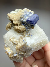 Load image into Gallery viewer, Afghan Lazurite Specimen | Deep Blue Lapis-Grade Crystal on Matrix | Collector Display Mineral
