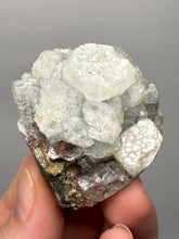 Load image into Gallery viewer, Lustrous Apophyllite over Red Heulandite (Zeolite Pocket) — Deccan Traps, Maharashtra, India
