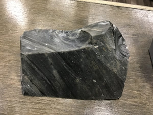 Obsidian book end