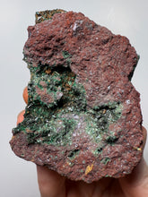 Load image into Gallery viewer, Brochantite Collector Mineral Specimen – Vivid Green Copper Crystals from Morocco
