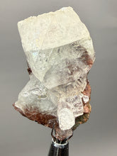 Load image into Gallery viewer, Lustrous Apophyllite over Red Heulandite (Zeolite Pocket) — Deccan Traps, Maharashtra, India
