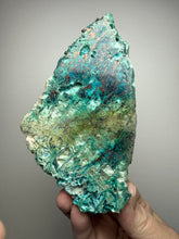 Load image into Gallery viewer, 4” Polished Native Copper in Chrysocolla — Display Specimen (Indonesia)
