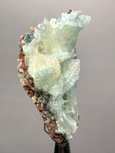 Load image into Gallery viewer, Luminous Mint Apophyllite with Glittering Druzy Sugar Quartz – India
