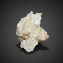 Load image into Gallery viewer, High-Grade Light Green Apophyllite on Pink Stilbite Zeolite | Indian Collector Mineral Specimen
