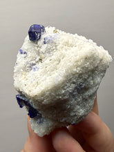 Load image into Gallery viewer, Afghan Lazurite Specimen | Deep Blue Lapis-Grade Crystal on Matrix | Collector Display Mineral
