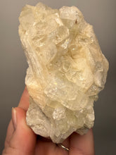 Load image into Gallery viewer, High-Grade Light Green Apophyllite on Pink Stilbite Zeolite | Indian Collector Mineral Specimen

