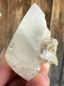 Scalenohedral Calcite + Pearl Heulandite • Maharashtra, India