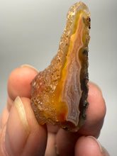 Load image into Gallery viewer, Polished Malawi Agate Half – High-Grade African Banded Agate Display Specimen
