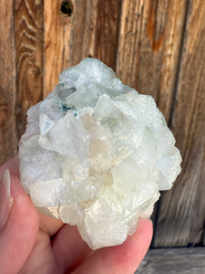 Mint Green Apophyllite Flower Stalactite • Maharashtra, India