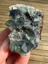 Load image into Gallery viewer, Rare Tenebrescent Color-Changing Cubic Fluorite | Hidden Forest Pocket — Diana Maria Mine, Frosterley, Weardale, County Durham, England
