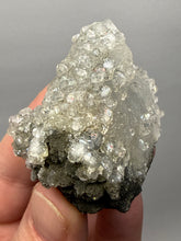 Load image into Gallery viewer, Druzy Chalcedony Stalactite with Druzy Clear Apophyllite &amp; Optical Calcite | Maharashtra, India
