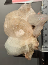 Load image into Gallery viewer, High-Grade Apophyllite on Pink Stilbite Zeolite | Indian Collector Mineral Specimen

