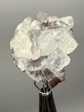 Load image into Gallery viewer, Lustrous Apophyllite over Red Heulandite (Zeolite Pocket) — Deccan Traps, Maharashtra, India
