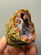 Load image into Gallery viewer, “Goblin Chalcedony” Pink &amp; Orange Druzy Botryoidal Stalactites — Tichka Massif, High Atlas, Morocco
