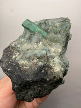 Load image into Gallery viewer, Emerald Variety Green Beryl on Matrix | Northern Bahia, Brazil | Collector Mineral Display Specimen
