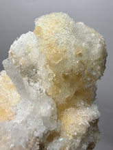 Load image into Gallery viewer, RARE COMBO Moroccan Ram’s Horn Selenite (Gypsum) with Yellow Botryoidal Fluorite Display Specimen
