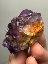 Load image into Gallery viewer, Premium Hematite-Phantom Deep Magenta Ametrine Cluster | Deccan Traps, India | Collector Mineral Specimen
