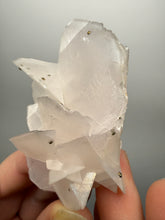 Load image into Gallery viewer, Pink Pagoda Calcite with Chalcopyrite Speckles | China | Collector Mineral Specimen
