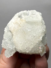 Load image into Gallery viewer, Druzy Chalcedony Stalactites with Druzy Clear Apophyllite | Maharashtra, India
