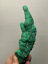 Load image into Gallery viewer, 5.5” High-Grade Malachite Stalactite “Cave” Formation | DR Congo | Mineral Collector Specimen
