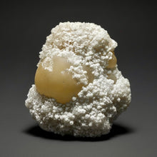 Load image into Gallery viewer, Rare Botryoidal Yellow Fluorite on Quartz Matrix  Collector Mineral Specimen – Maharashtra, India
