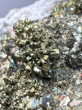 Load image into Gallery viewer, 3.3” New Find: Huanzala Mine Peru Sphalerite + Chalcopyrite + Apatite + Calcite + Quartz | Collector Display Specimen
