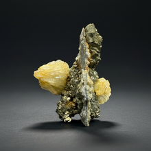 Load image into Gallery viewer, High-Grade Yellow Barite with Iron Pyrite | Bou Nahas Mine, Tinghir Province, Morocco
