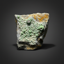 Load image into Gallery viewer, High-Grade Green Wavellite Collectors Specimen - Radiating Botryoidal Crystal Formation - Arkansas, USA
