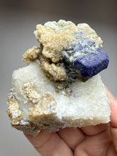 Load image into Gallery viewer, Afghan Lazurite Specimen | Deep Blue Lapis-Grade Crystal on Matrix | Collector Display Mineral
