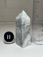 Load image into Gallery viewer, White Pseudomorph Agate after Anhydrite Obelisk Tower from Mexico
