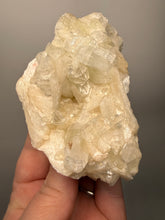 Load image into Gallery viewer, High-Grade Light Green Apophyllite on Pink Stilbite Zeolite | Indian Collector Mineral Specimen
